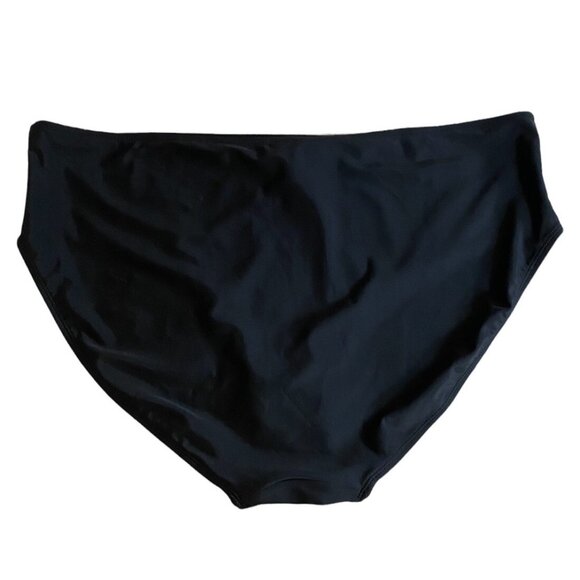 FULLFITALL Womens Staple Piece Black Bikini Bottoms Plus Size‎ 24 NWT Swim Beach - Picture 2 of 5